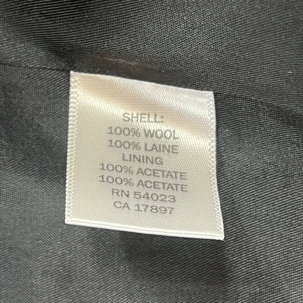 Banana Republic Blazer‎ Mens 40R Gray 3 Button Sport Coat Wool Suit Jacket Solid